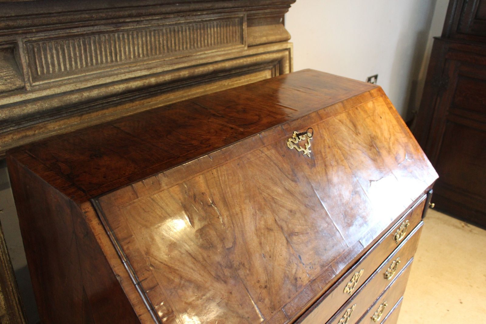 photo for sale Bureau Outstanding George II Walnut C1740