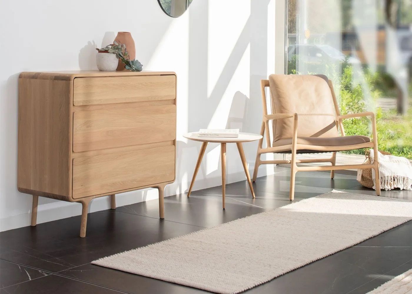 Heal’s Fawn Chest Of Drawers, Solid Oak, Award Winning Design, Excellent Condition photo for sale