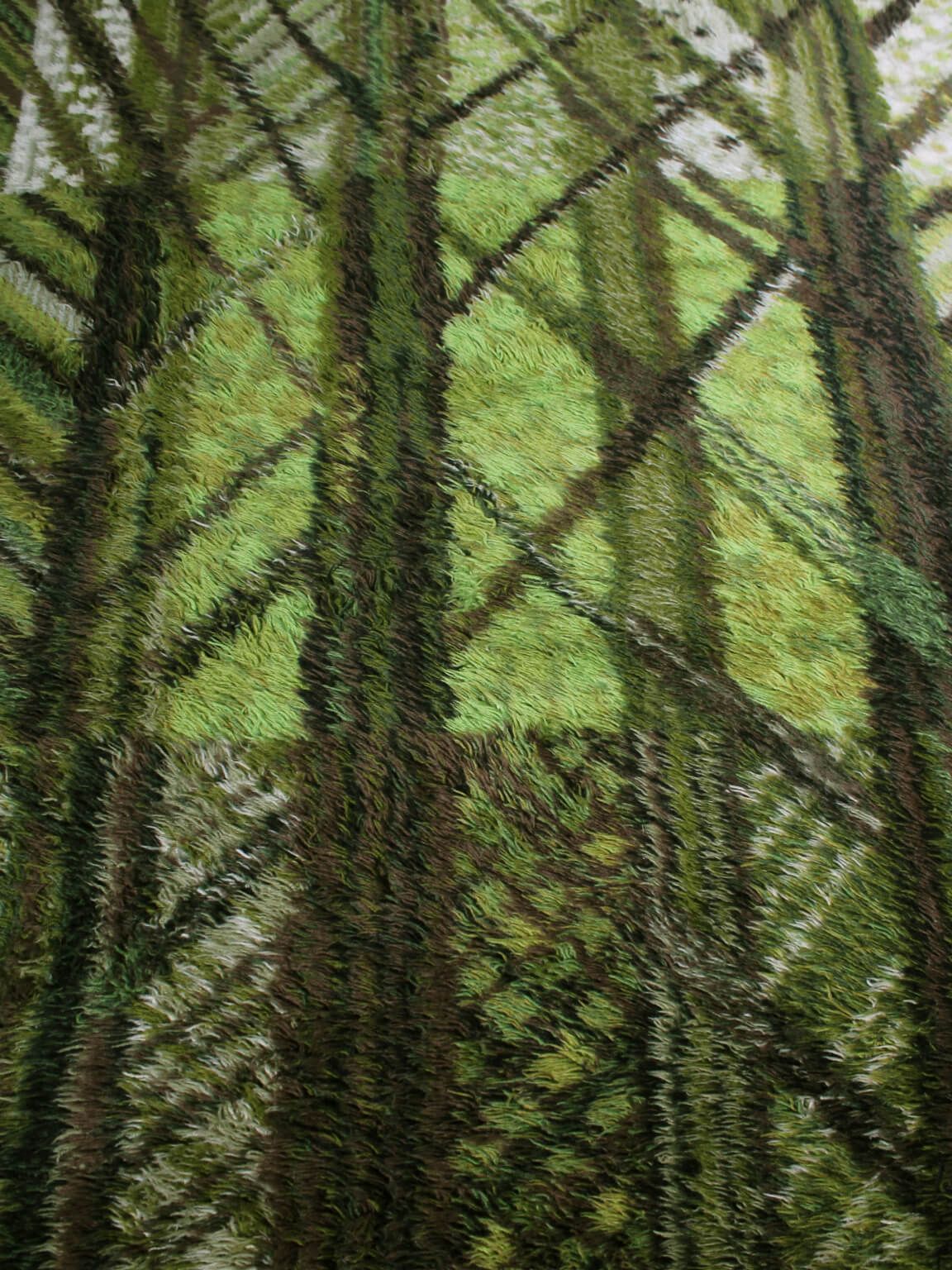 Marianne Richter "Kolmården" Pure Wool Rya Rug, 135x200cm photo Textiles
