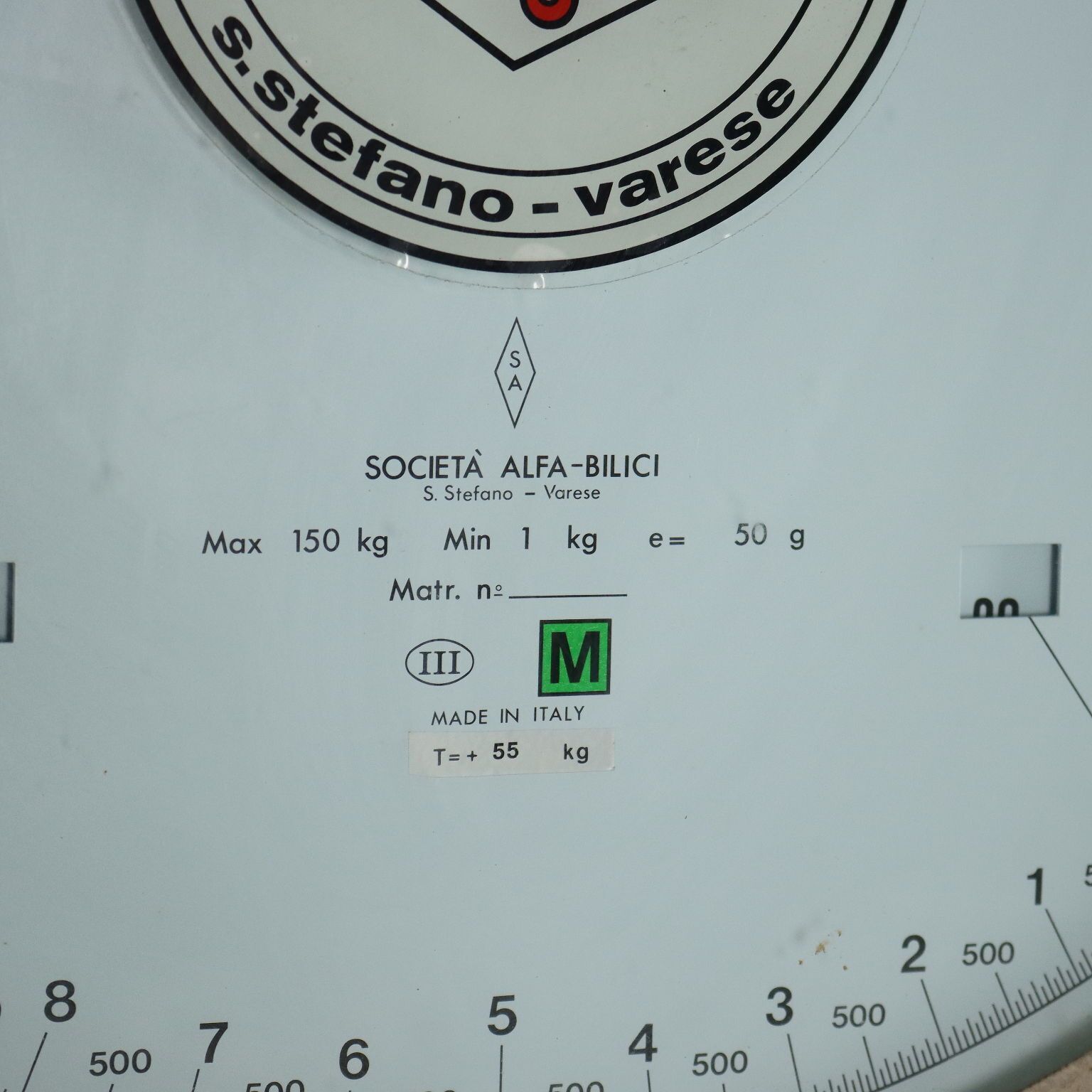 Alfa Bilici Varese Scales Iron Metal Brass Italy XX Century photo 480.0