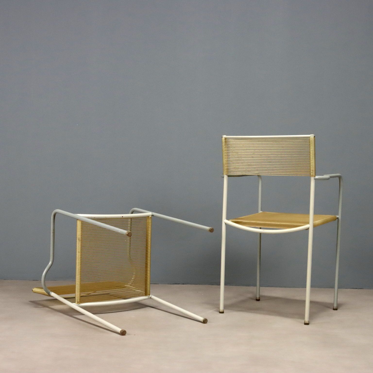 830.0 Alias Spaghetti Chairs Vintage Design G. Belotti Italy 1980s 1990s photo