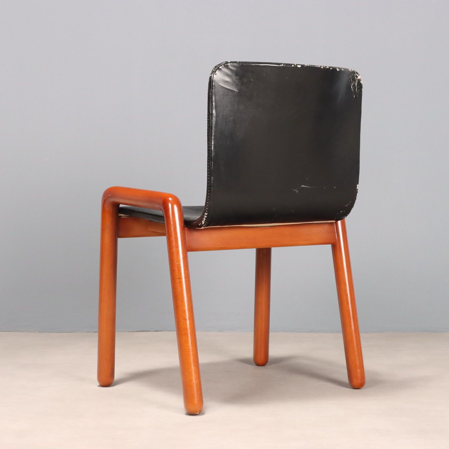 Mariani Dilos Chair Vintage Design G. Faleschini Leather 1970s photo buy