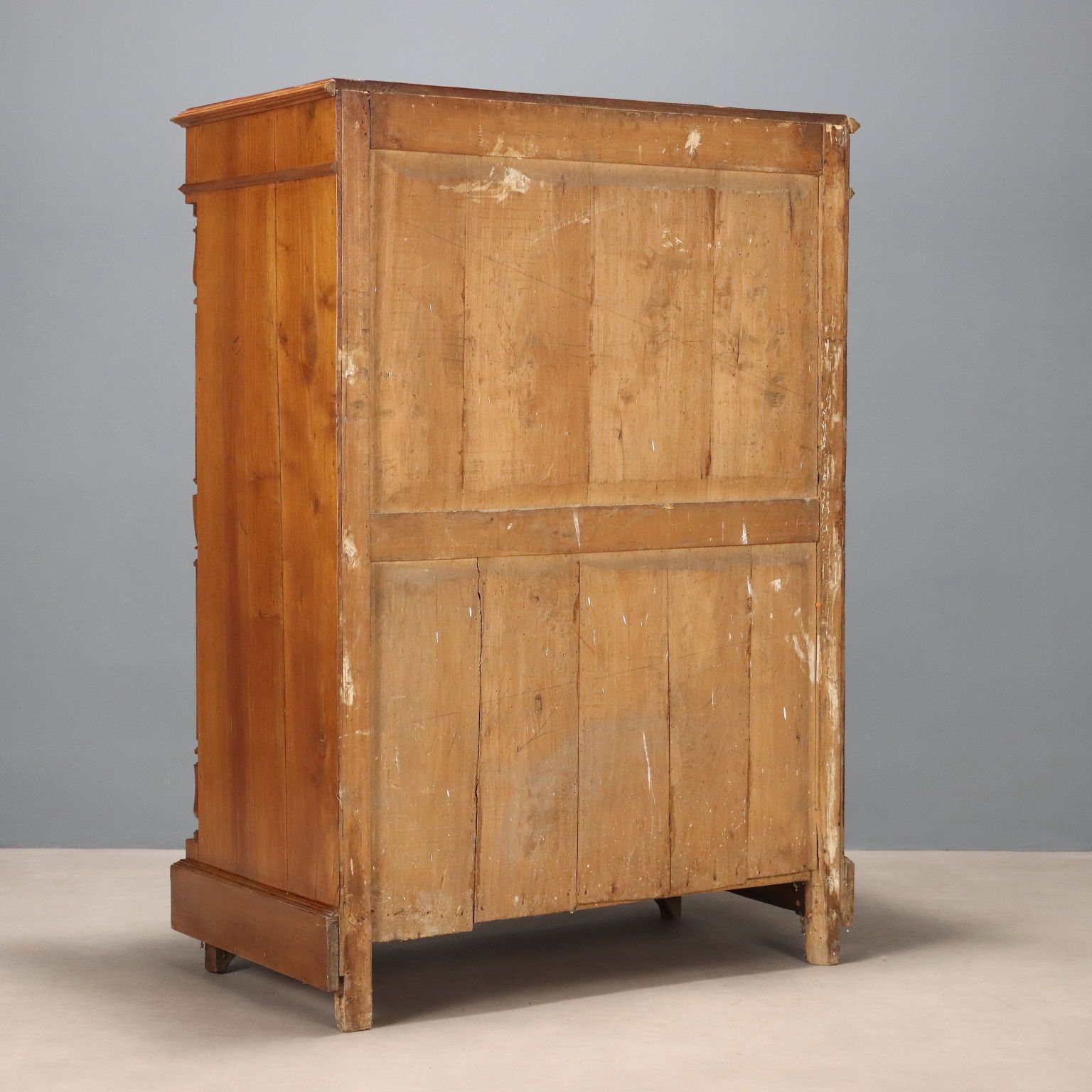 Furniture Antique Chest Of Drawers Umbertino Walnut 5 Drawers XX Century photo
