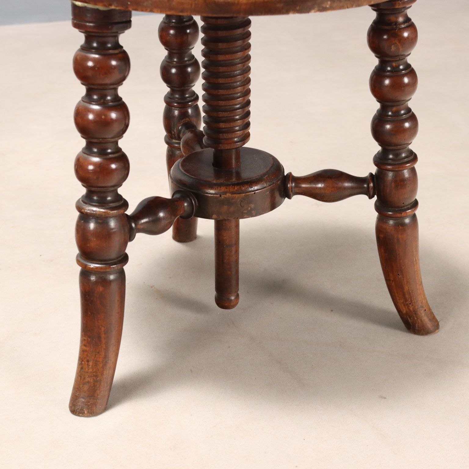 Furniture Antique Armchair Set Walnut Fabric Italy XIX Century photo