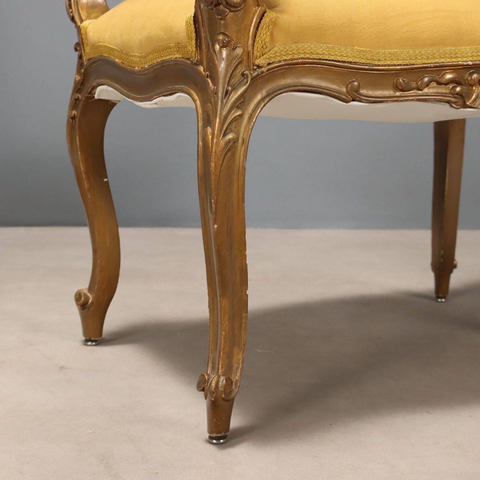 Benches Baroque Style Carved Wood Italy XX Century photo buy