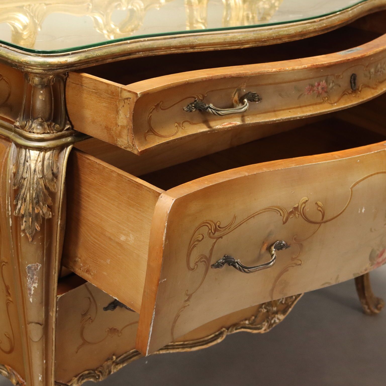 Chest Of Drawers Venetian Baroque Style XX Century photo vinterior