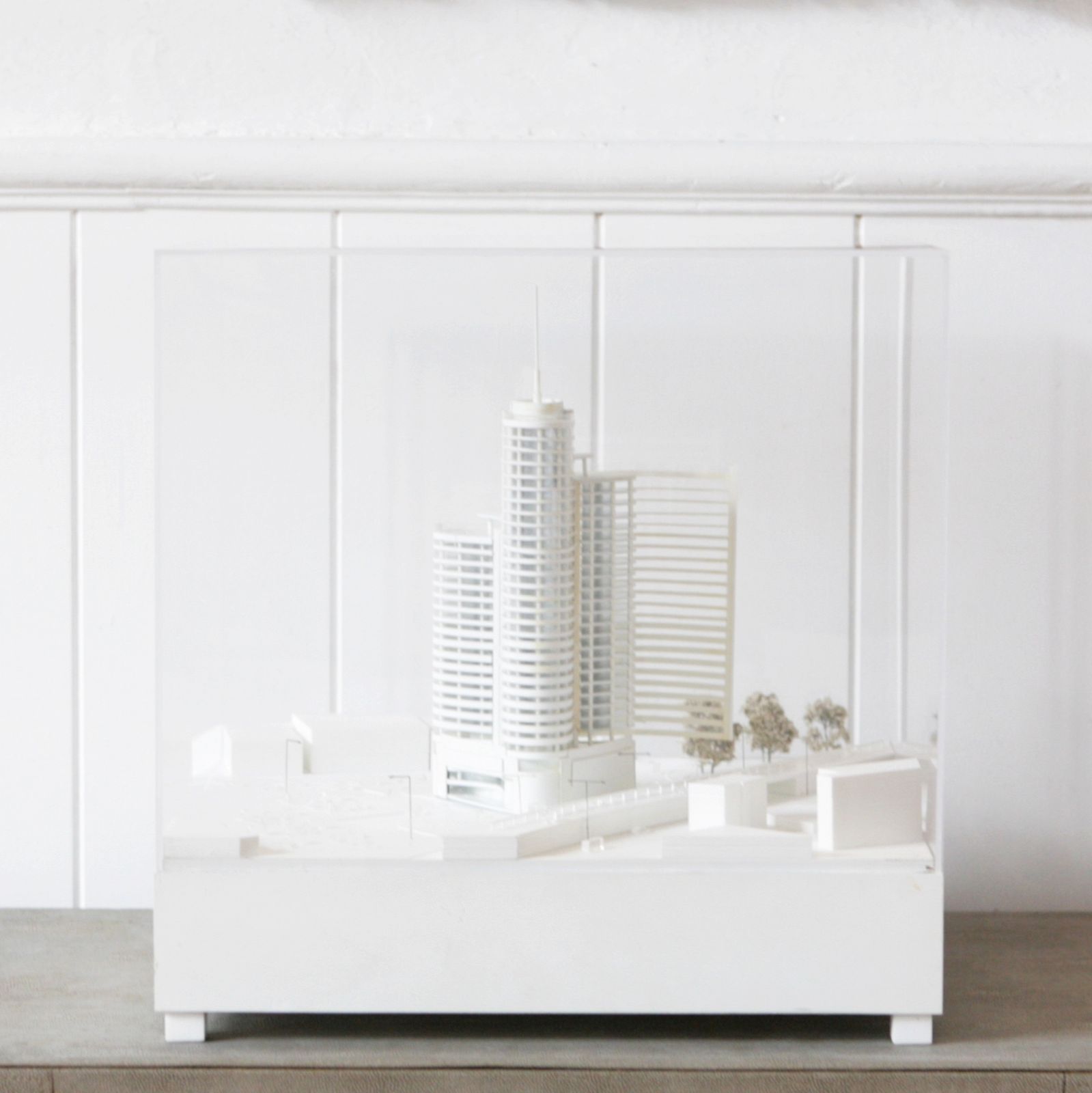 Architectural Model For The Chiswick Curve Building. photo furniture