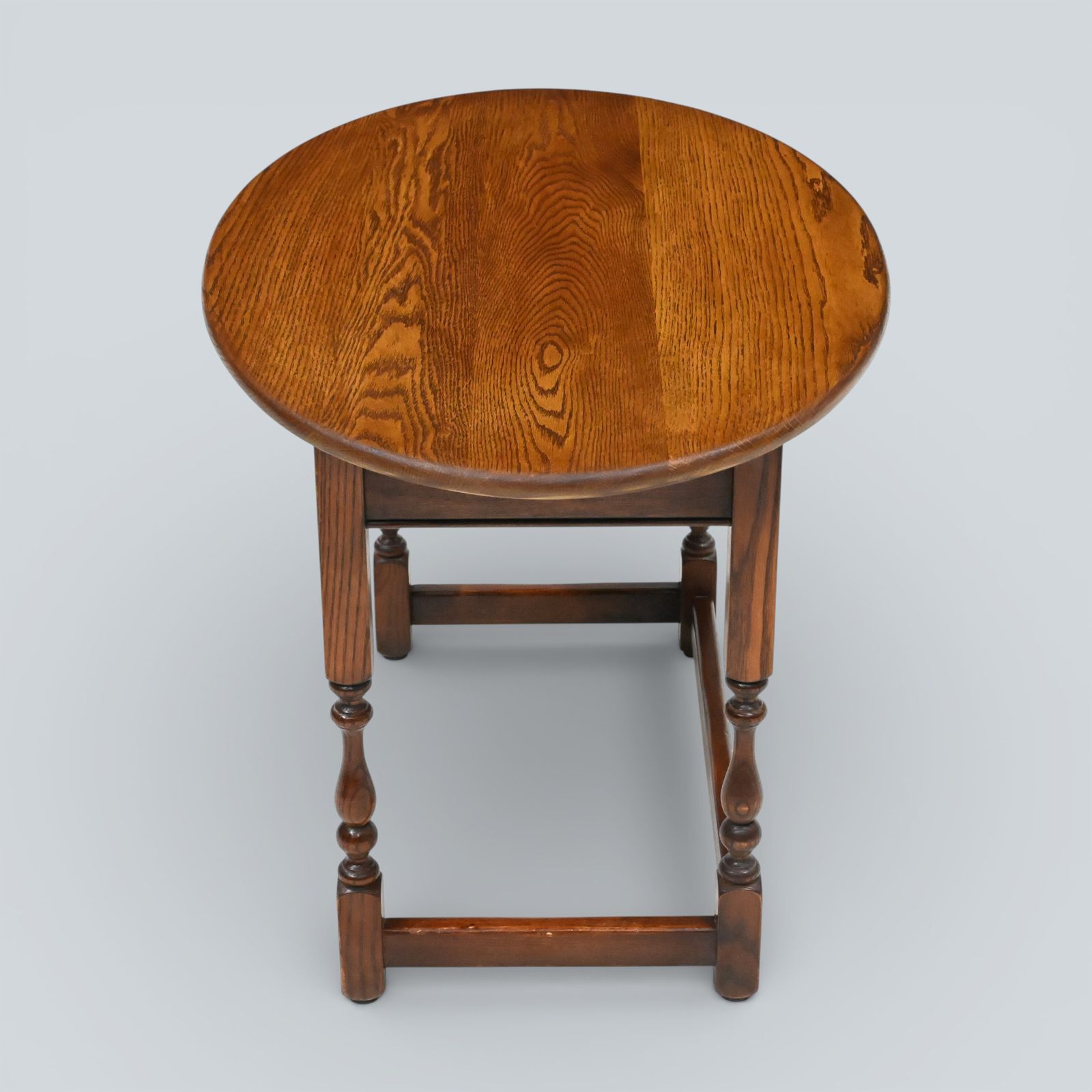 photo for sale Old Charm Oval Coffee Table Tudor Style 54cm X 82cm Oak Free Uk Delivery