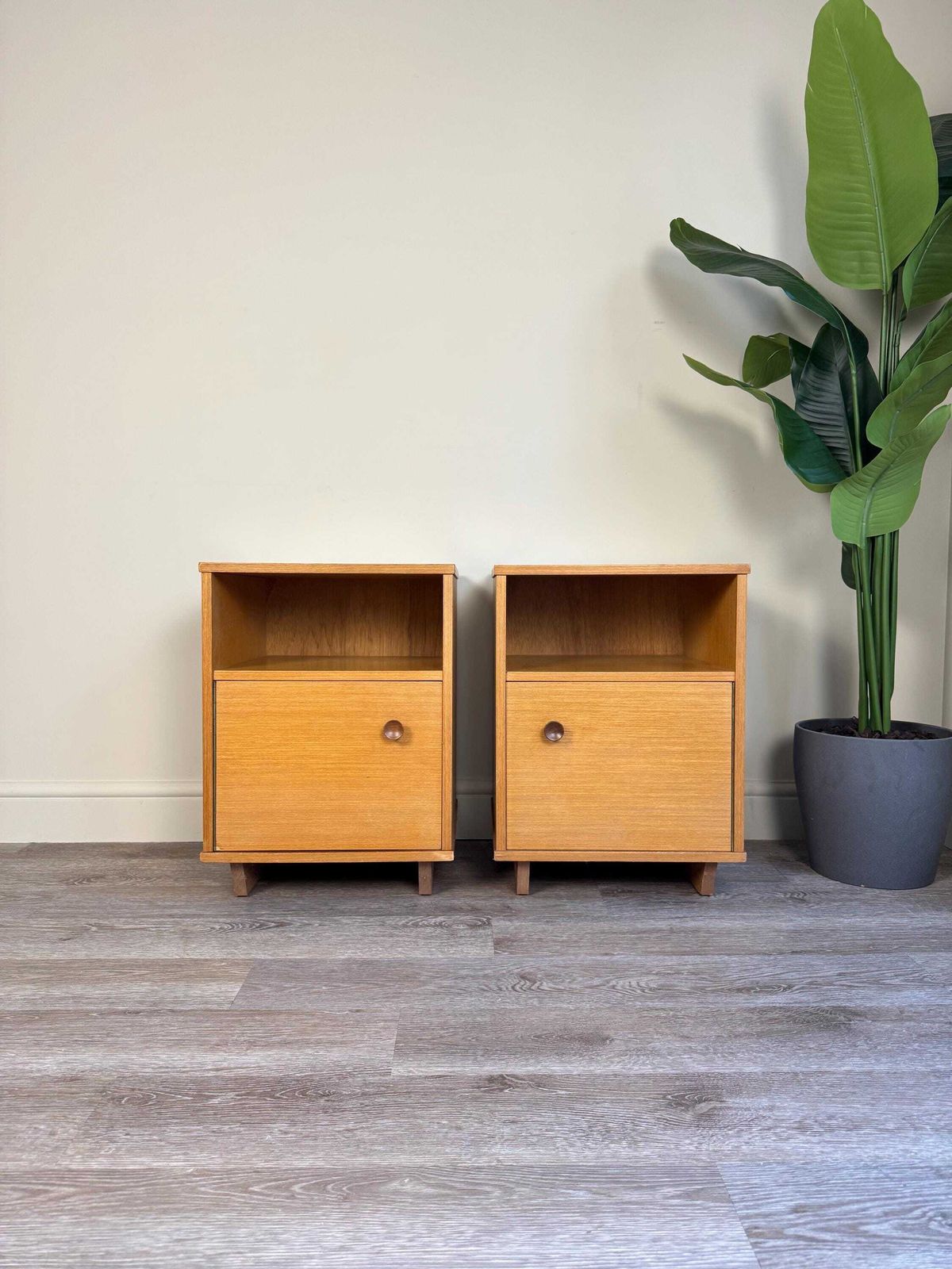 Midcentury 1960s Avalon Bedroom Furniture Set Pair Of Bedside Tables Nightstands