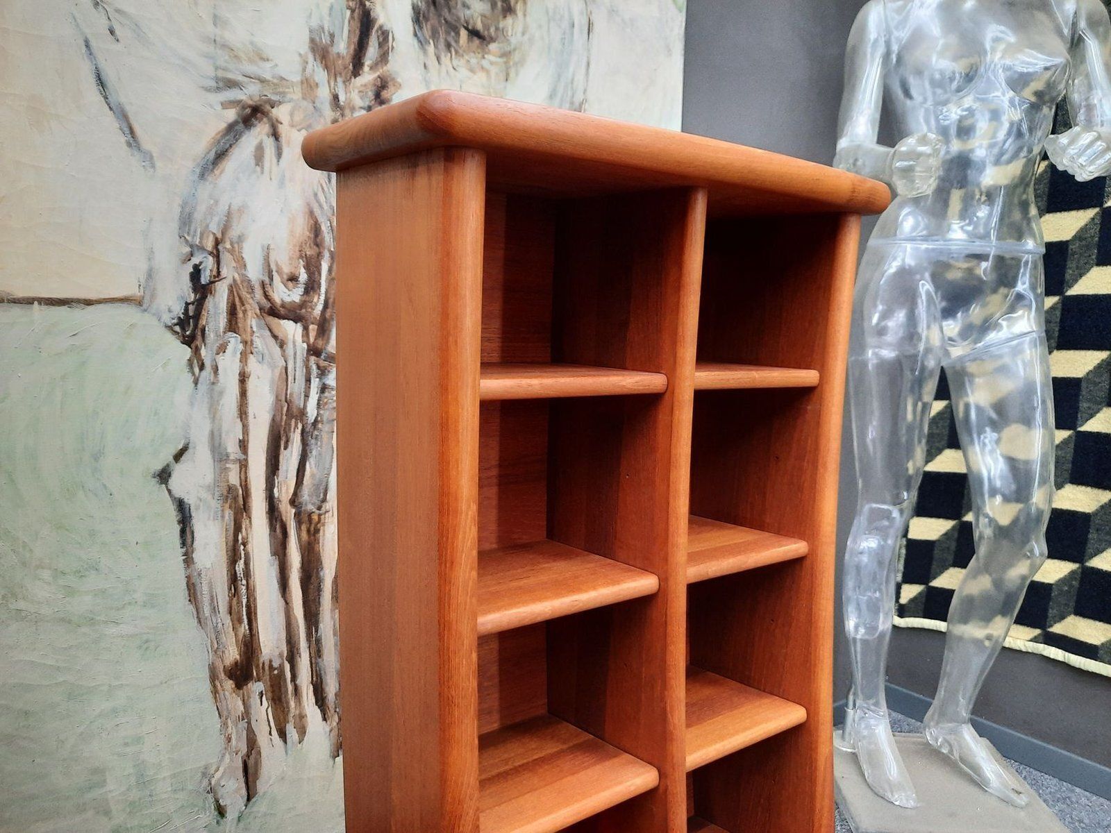 Freestanding Teak Shelf By Beni Møbler Denmark 1970s photo Furniture