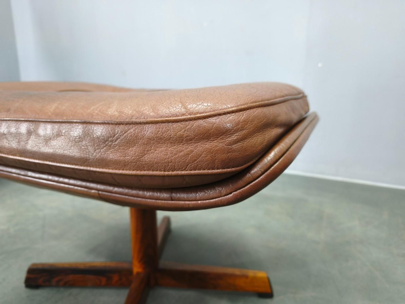 photo vinterior Ms68 Lounge Chair And Ottoman By Madsen & Schubell, 1960s