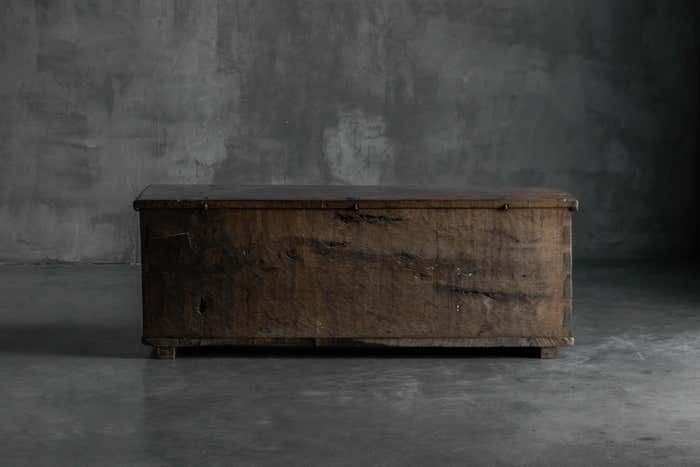 photo for sale Antique Wooden Storage Chest, France, Late 18th Century