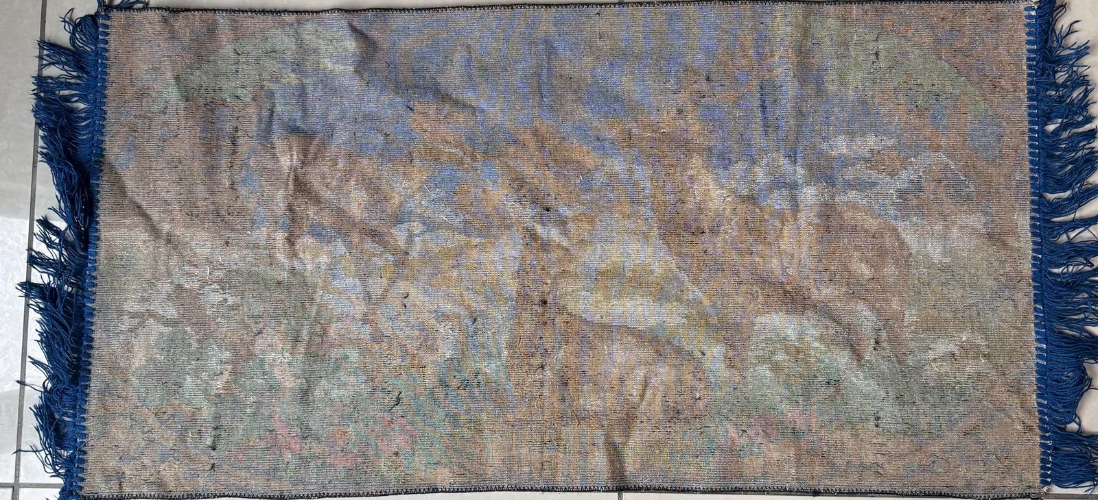 Vintage Woodland Deer Tapestry Wall Hanging With Fringe | Rustic Decor | Wall Art photo buy