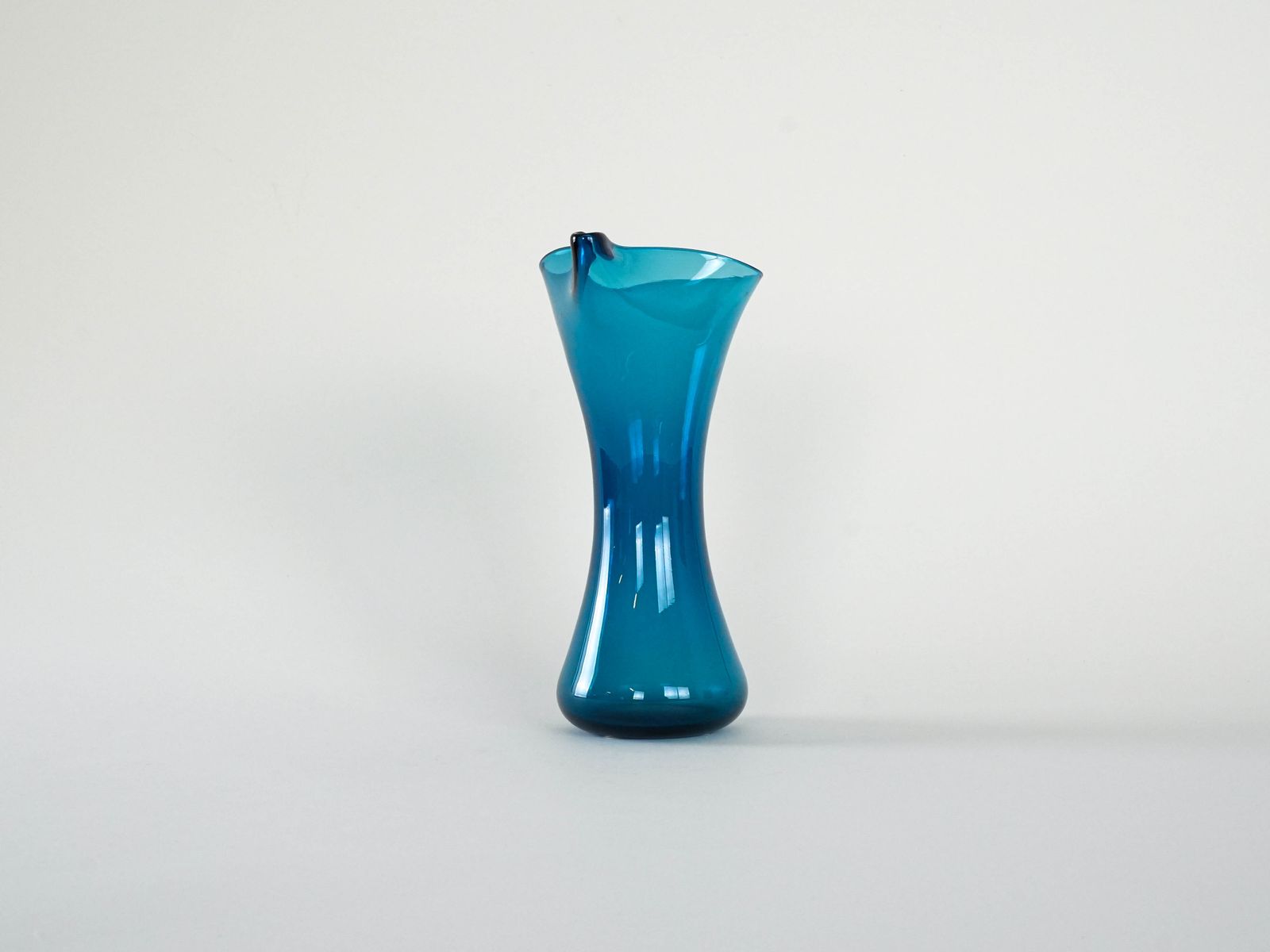 Cobalt Glass Jug, Danish Design, 1950s, Made In Denmark photo Home Decor