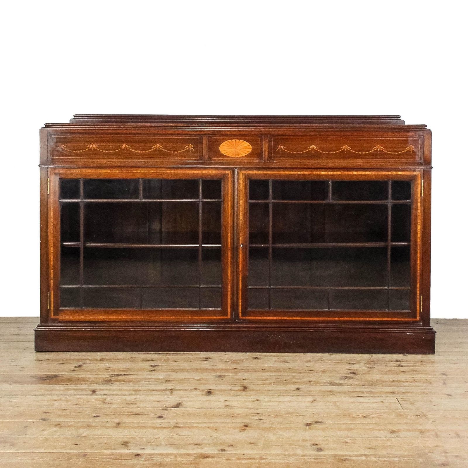Antique Edwardian Mahogany Glass Cabinet | Antiques | Antique Cabinet | Antique Storage | Display Cabinet (M 6716)