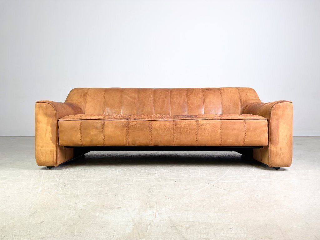 Original De Sede Ds44 Three Seater Buffalo Leather Sofa Designer Couch photo furniture