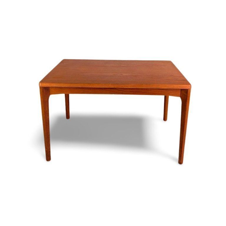 Henning Kjærnulf Midcentury Extendable Dining Table Vejle Stole Teak
