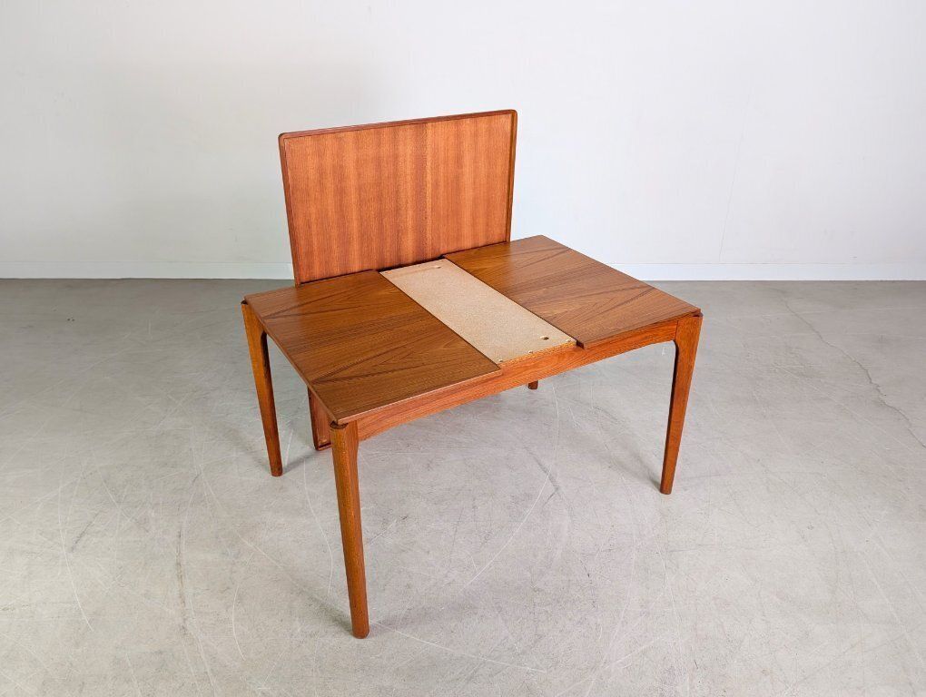 Henning Kjærnulf Midcentury Extendable Dining Table Vejle Stole Teak photo buy