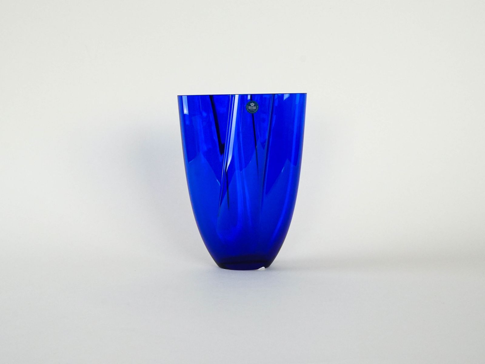 Cobalt Vase, Danish Design, 1980s, Manufacturer: Royal Copenhagen photo for sale