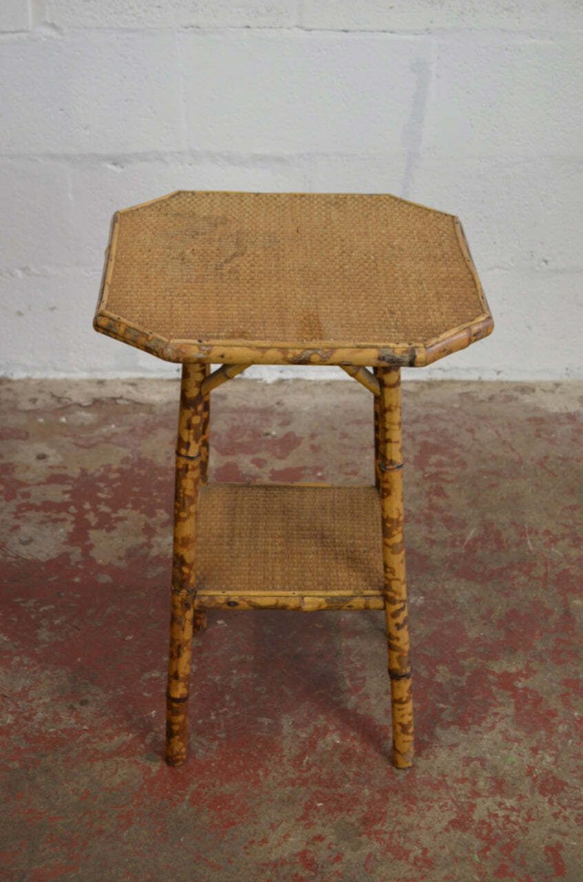 Antique Aesthetic Movement Bamboo Side Table