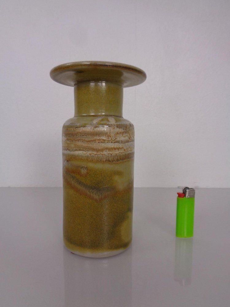 Studio Ceramic Vase By Helgi Björgvinsson Sweden 1990s photo Home Decor