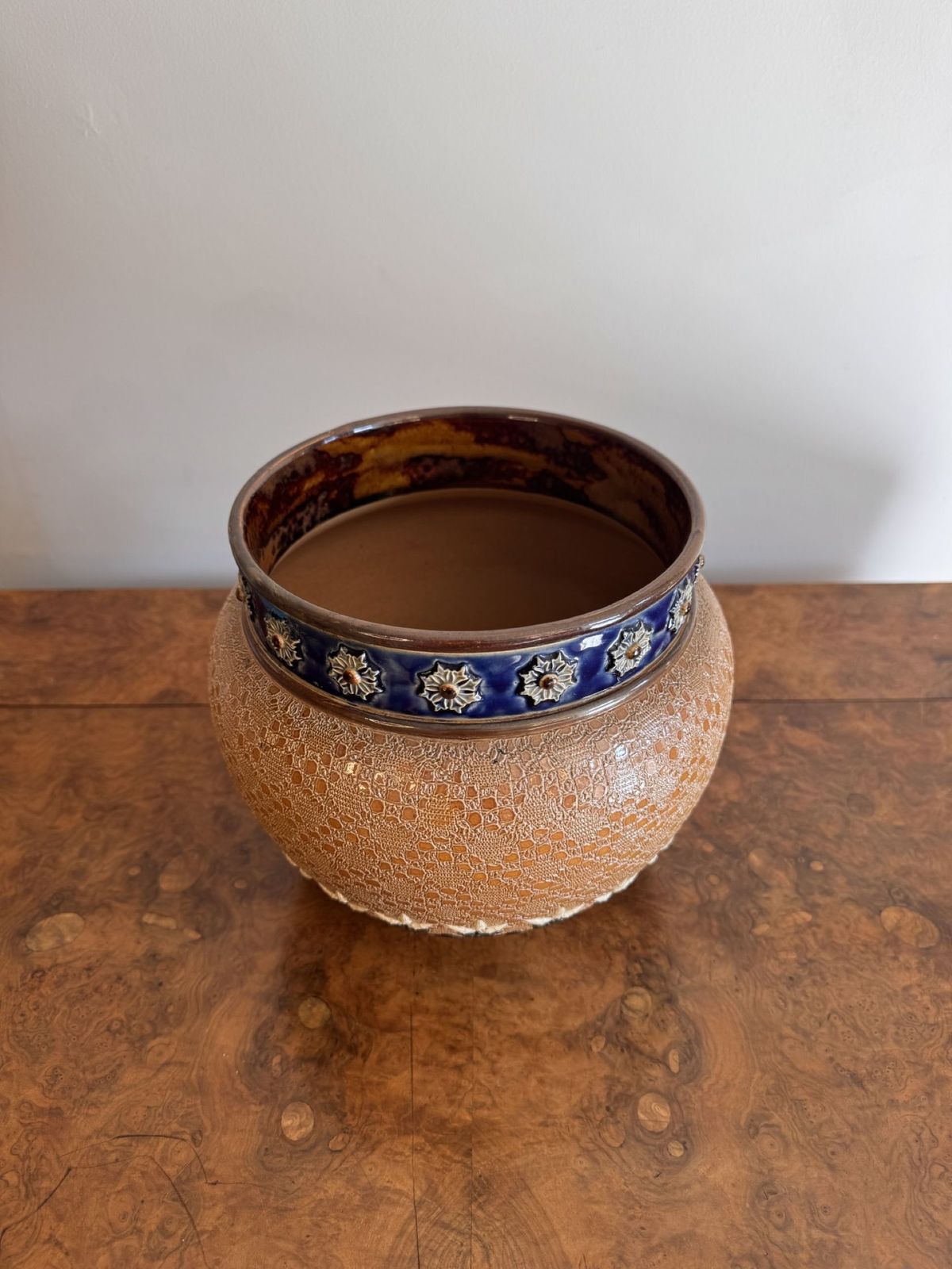 Fine Quality Antique Doulton Lambeth Jardiniere photo for sale