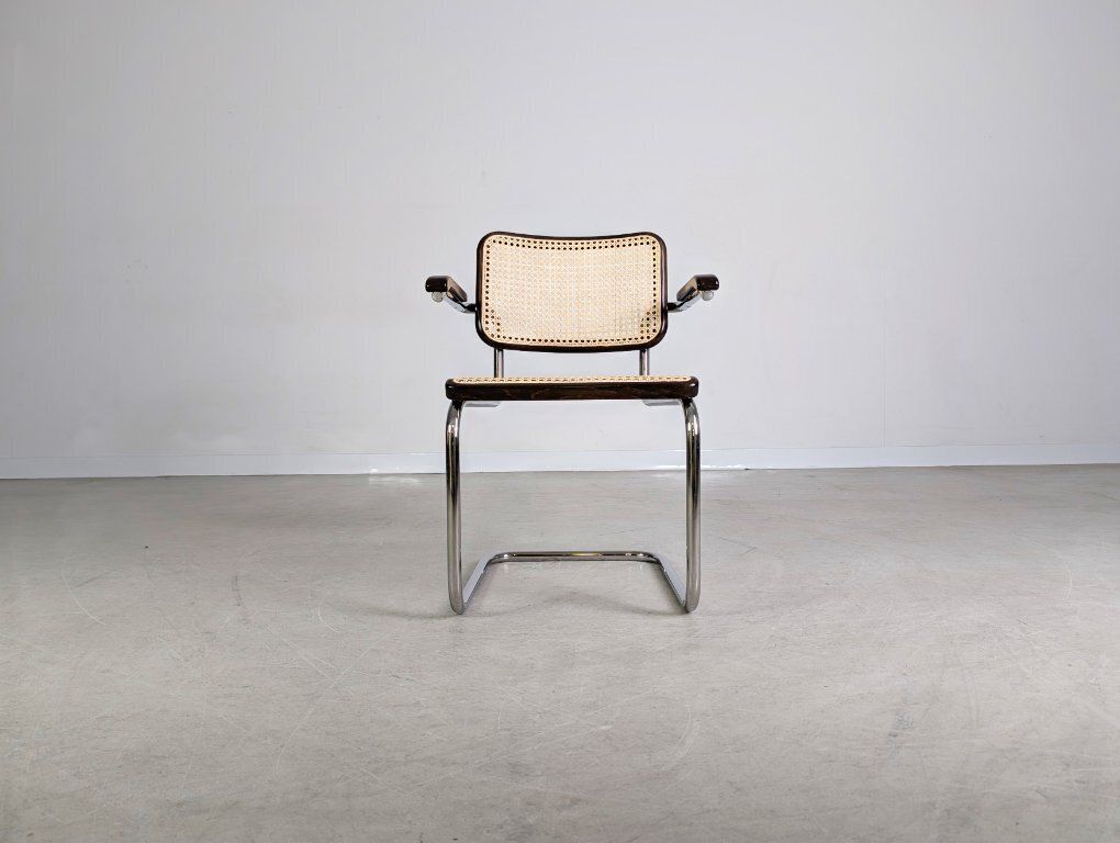 Original Thonet Cantilever Chair S64v Marcel Breuer Design Chair Brown photo furniture