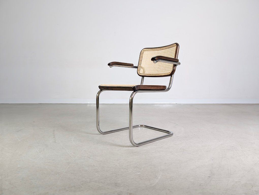 Original Thonet Cantilever Chair S64v Marcel Breuer Design Chair Brown photo for sale