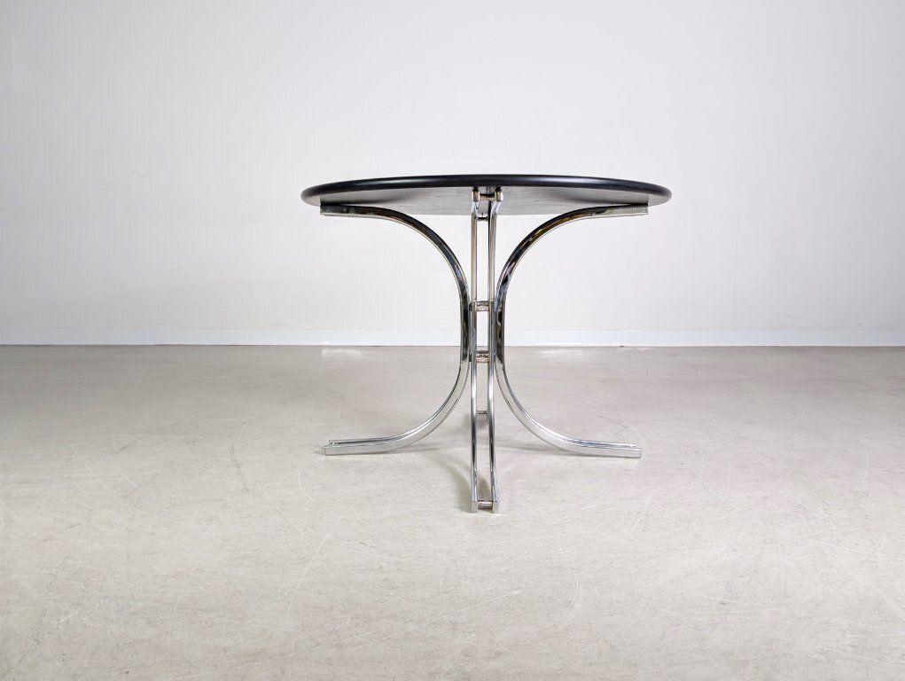 Original Midcentury Dining Table 1970 Rinaldi Gastone Space Age Italy photo vinterior
