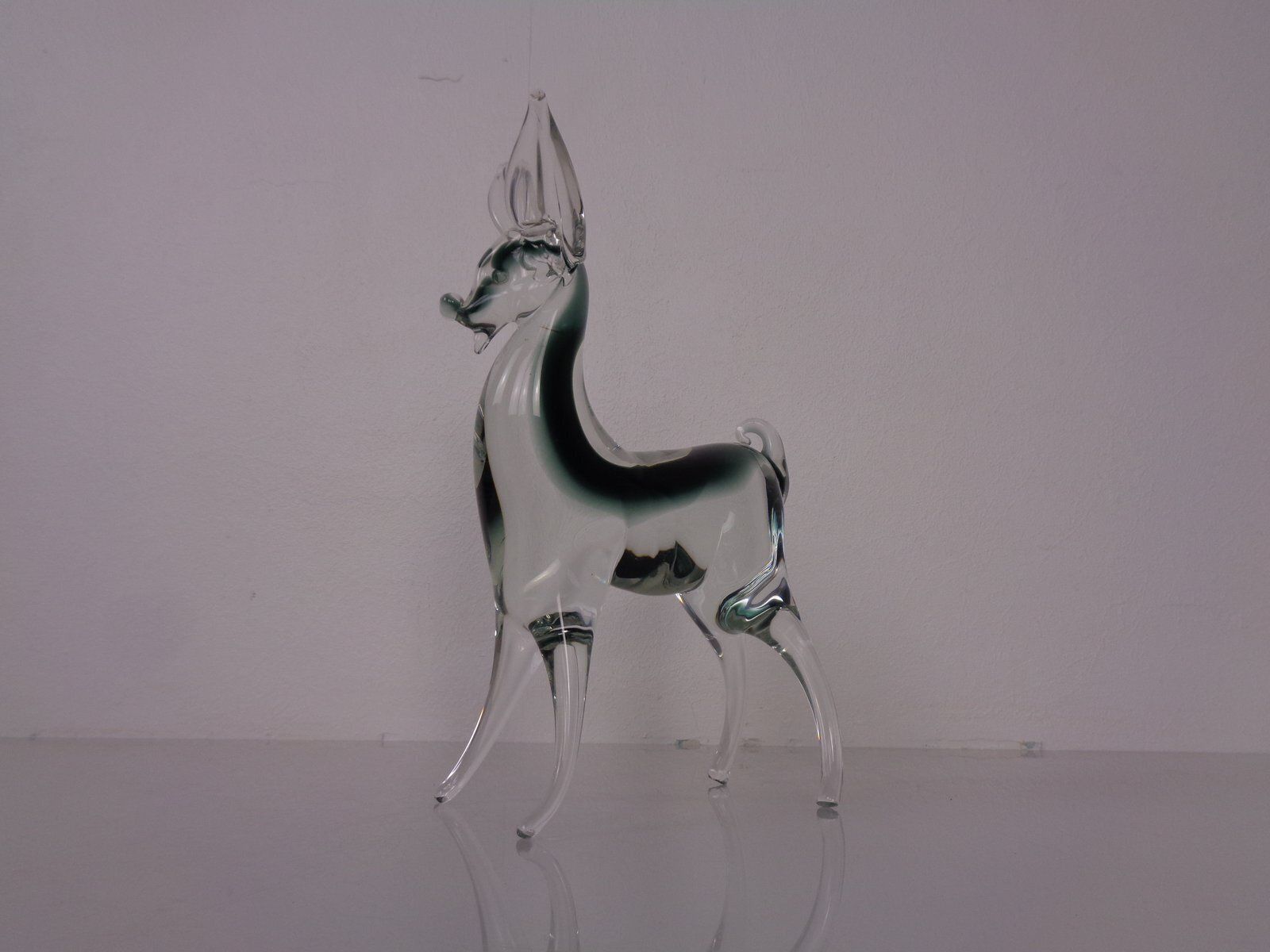 Large Murano Glass Deer  Italy 1970s