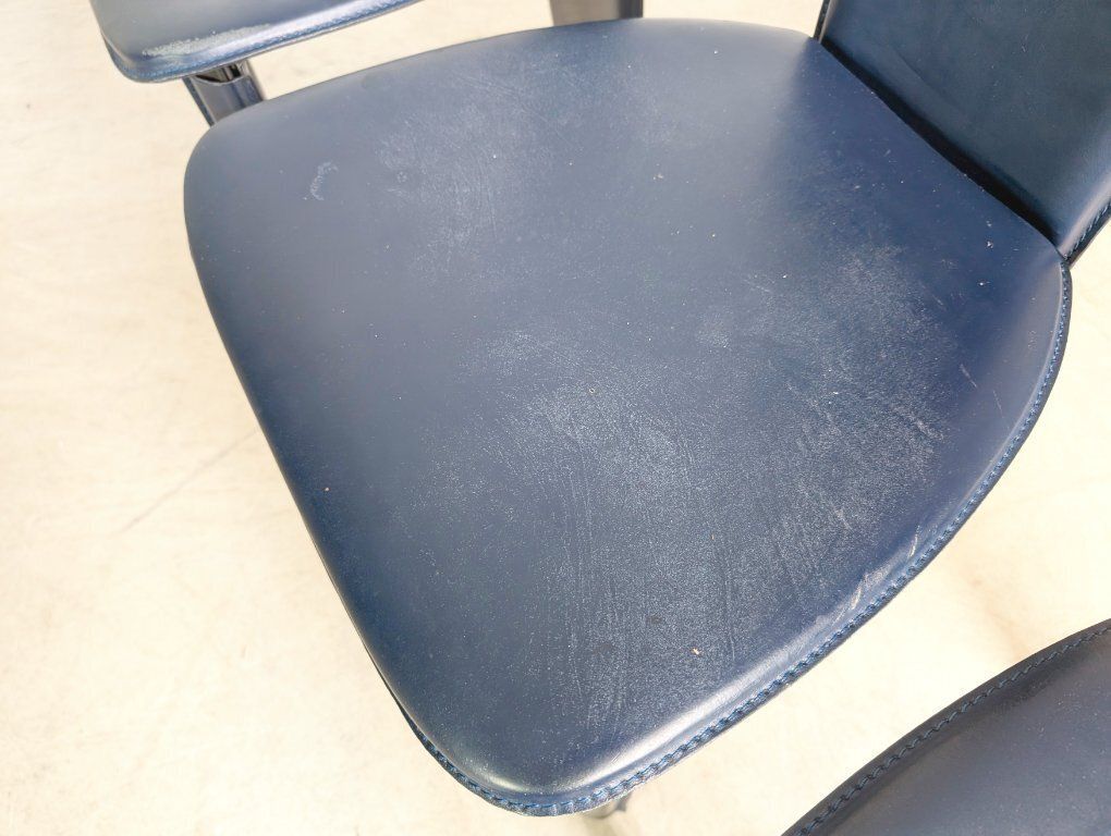 photo furniture Original Set Of 6 Frag Psyra Chairs, Italian Design, Handmade 1980s