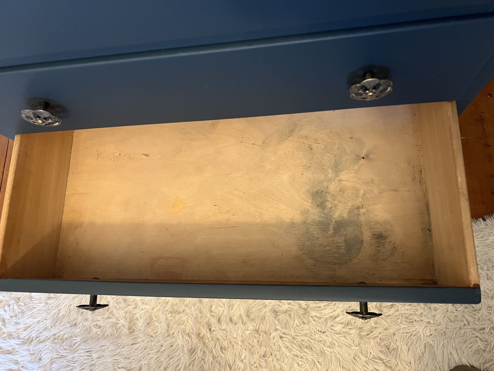photo furniture Painted 5 Drawer Mid Century Chest Of Drawers, Great Condition
