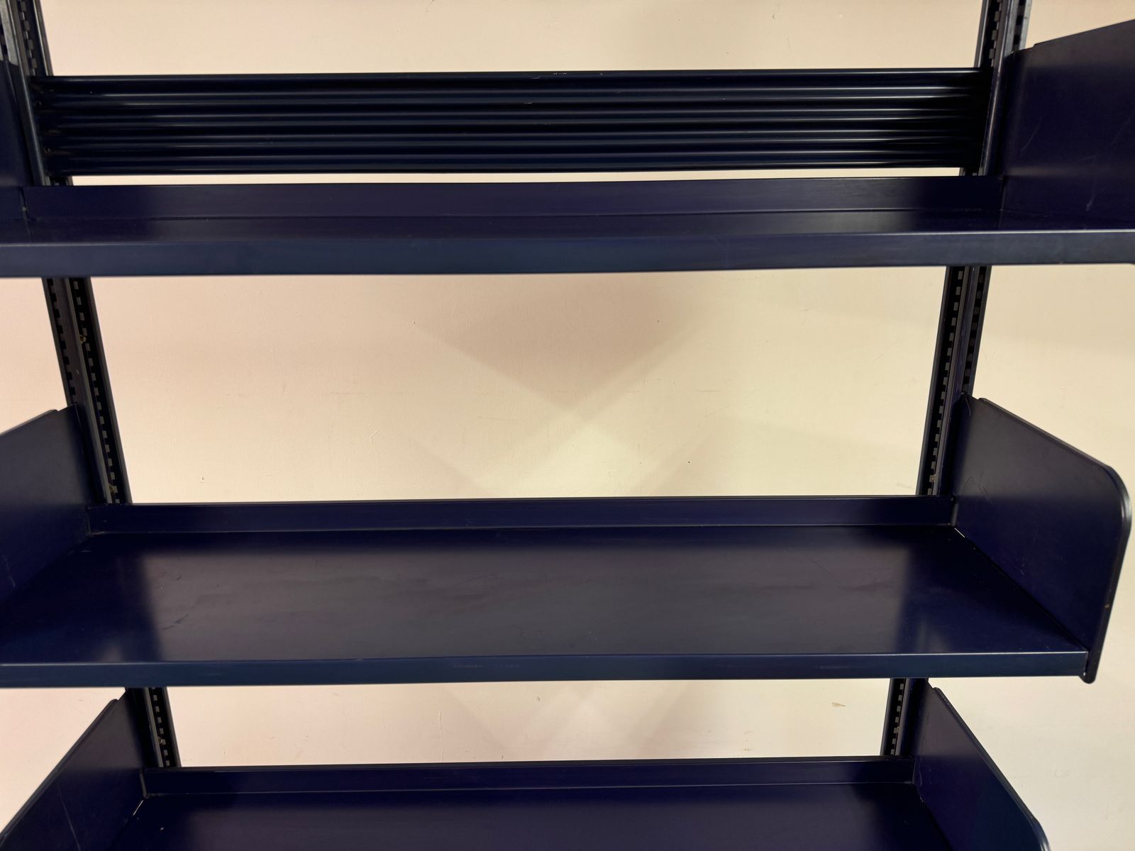 Industrial Congresso Bookcase Or Shelving System In Blue Steel By Lips Vago, photo furniture