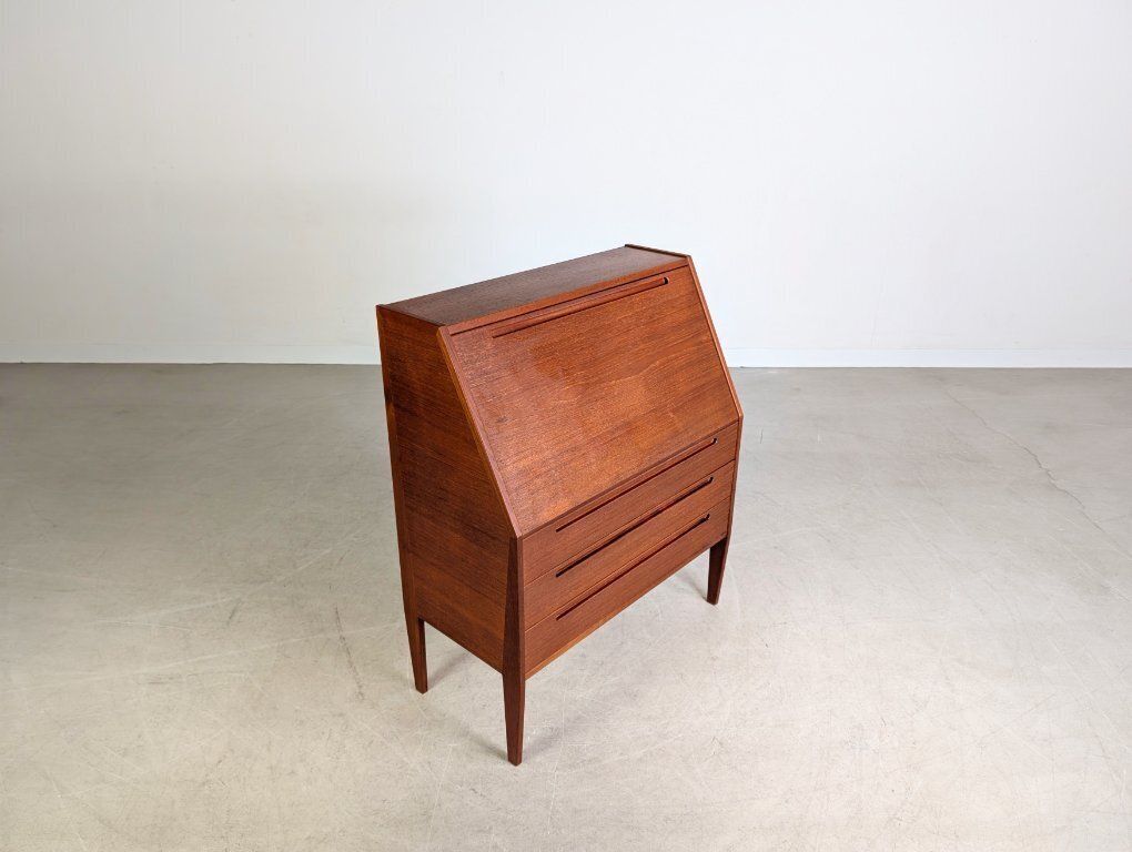 Original Nils Jonsson Secretary Hjn Mobler Midcentury Teak Danish photo buy
