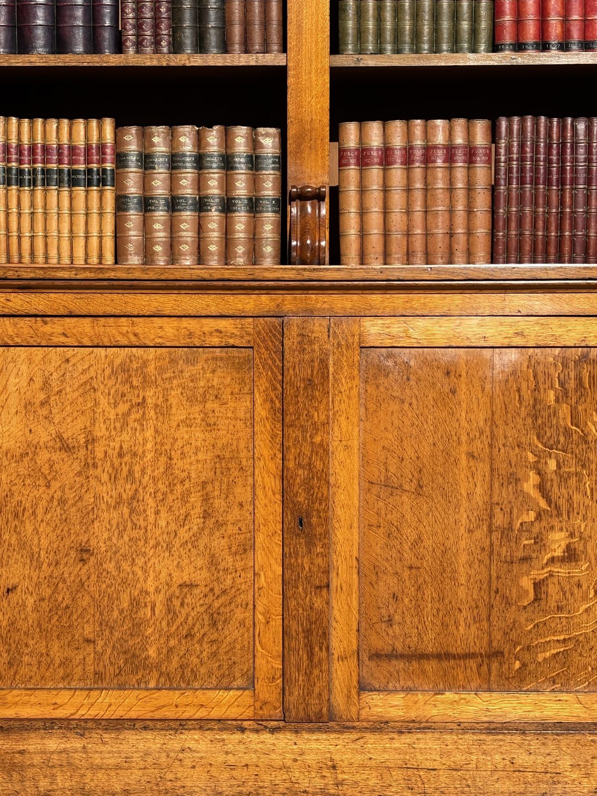 Early 19th Century William IV Period Tall Oak Open Library Bookcase photo 5800.0