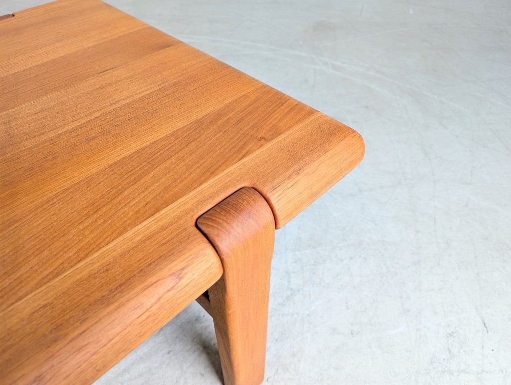 Original Niels Bach Couchtisch Midcentury Danish Teak 1970 photo vintage