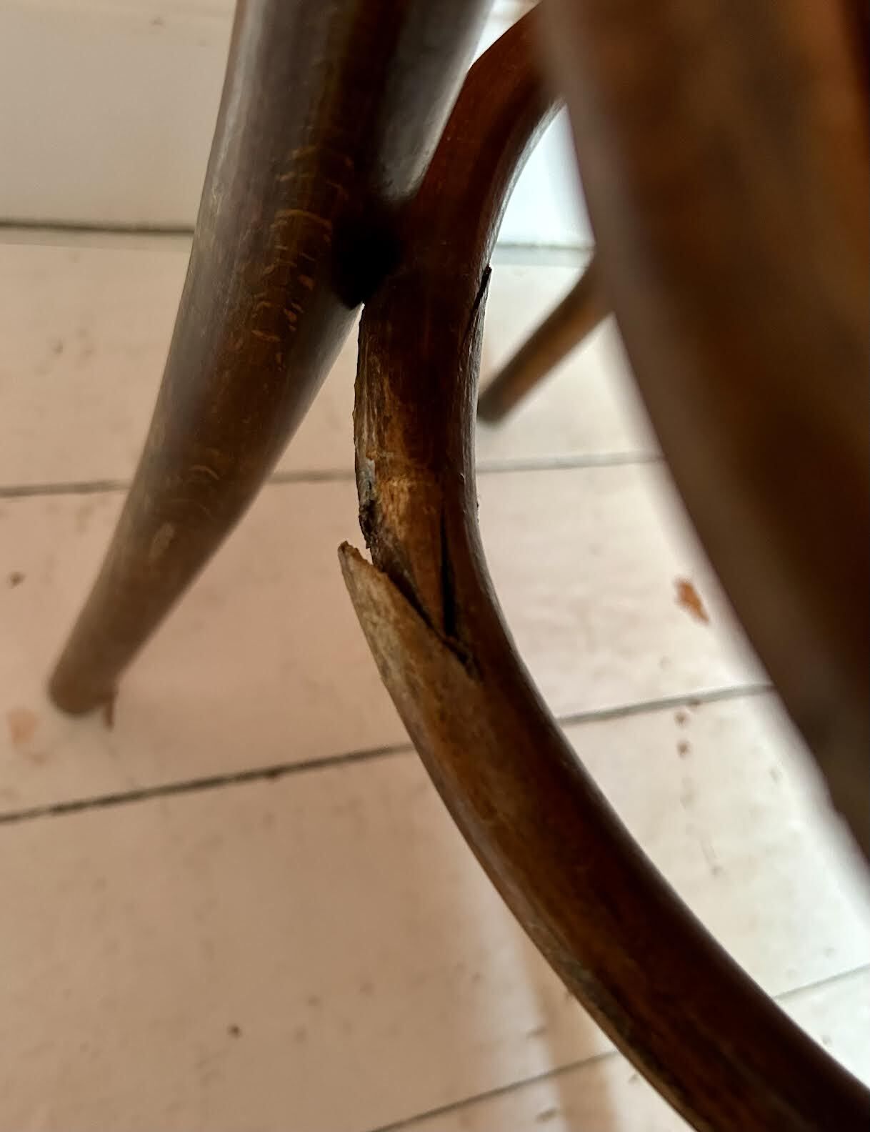photo for sale Pair Of Vintage Bentwood Bistro Dining Chairs