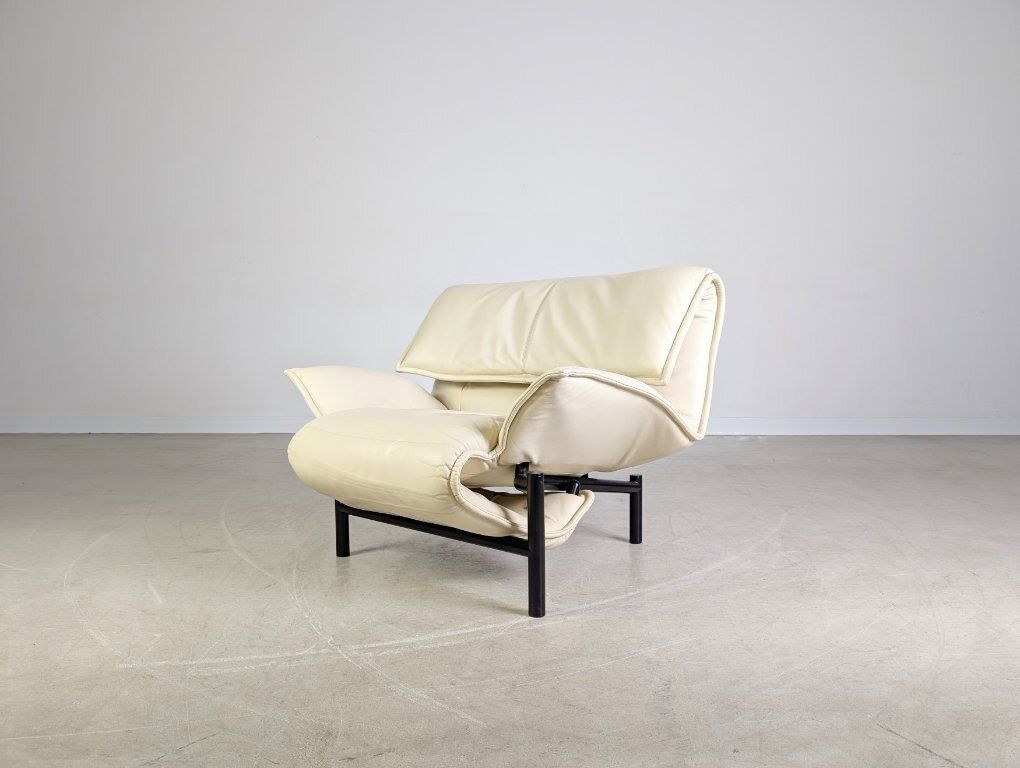 Cassina Veranda Sessel 1980 Vico Magistretti Leder Hell Design photo Furniture