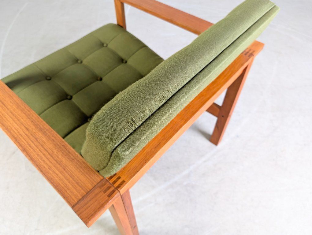 Armchair France & Son Ole Gjerløv Knudsen Torben Lind Teak I photo vintage