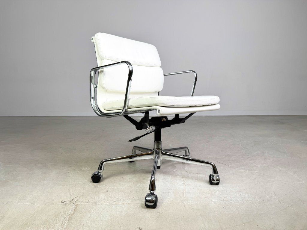 Original Vitra Ea 217 Office Chair Charles Eames Leather White Executive Chair photo Furniture
