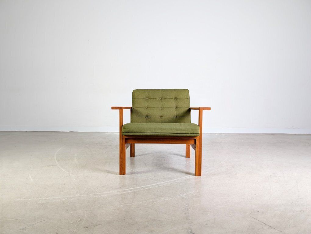 Armchair France & Son Ole Gjerlov Knudson Torben Lind Teak II photo for sale