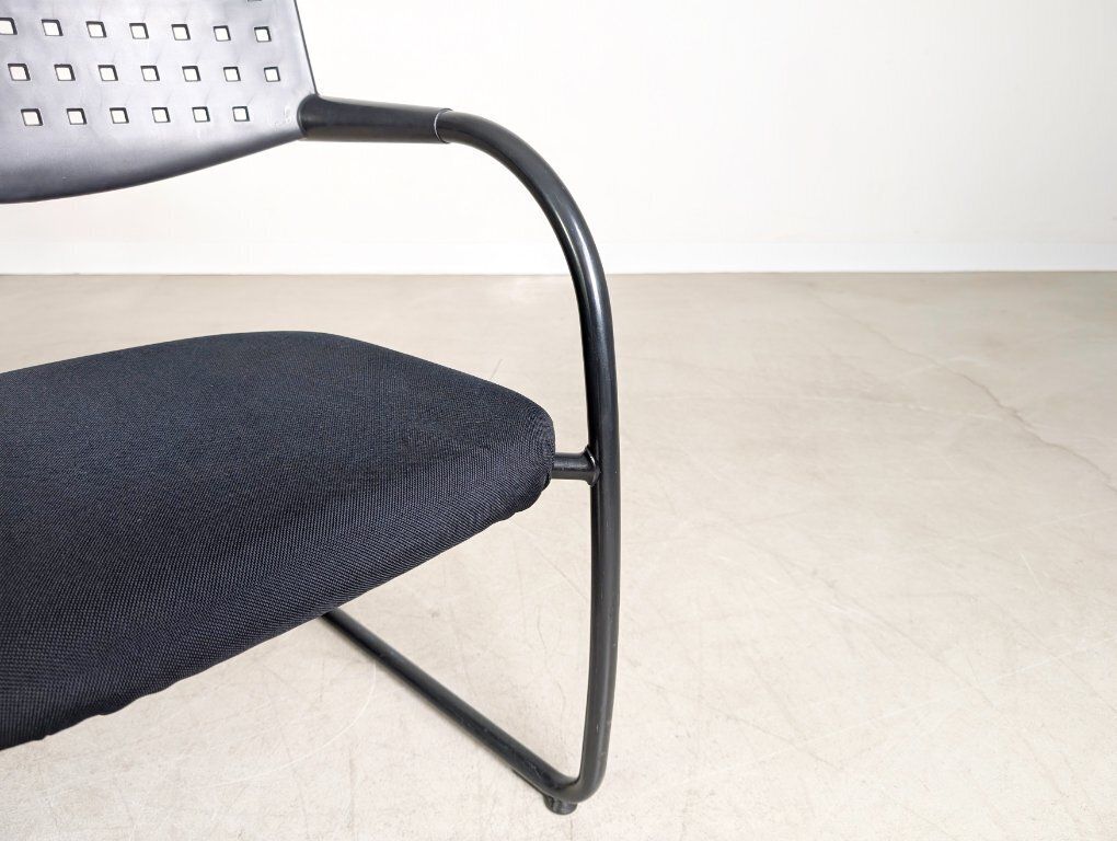 Set Of 4 Vitra Visavis Chairs, Design Cantilever Armchairs photo buy