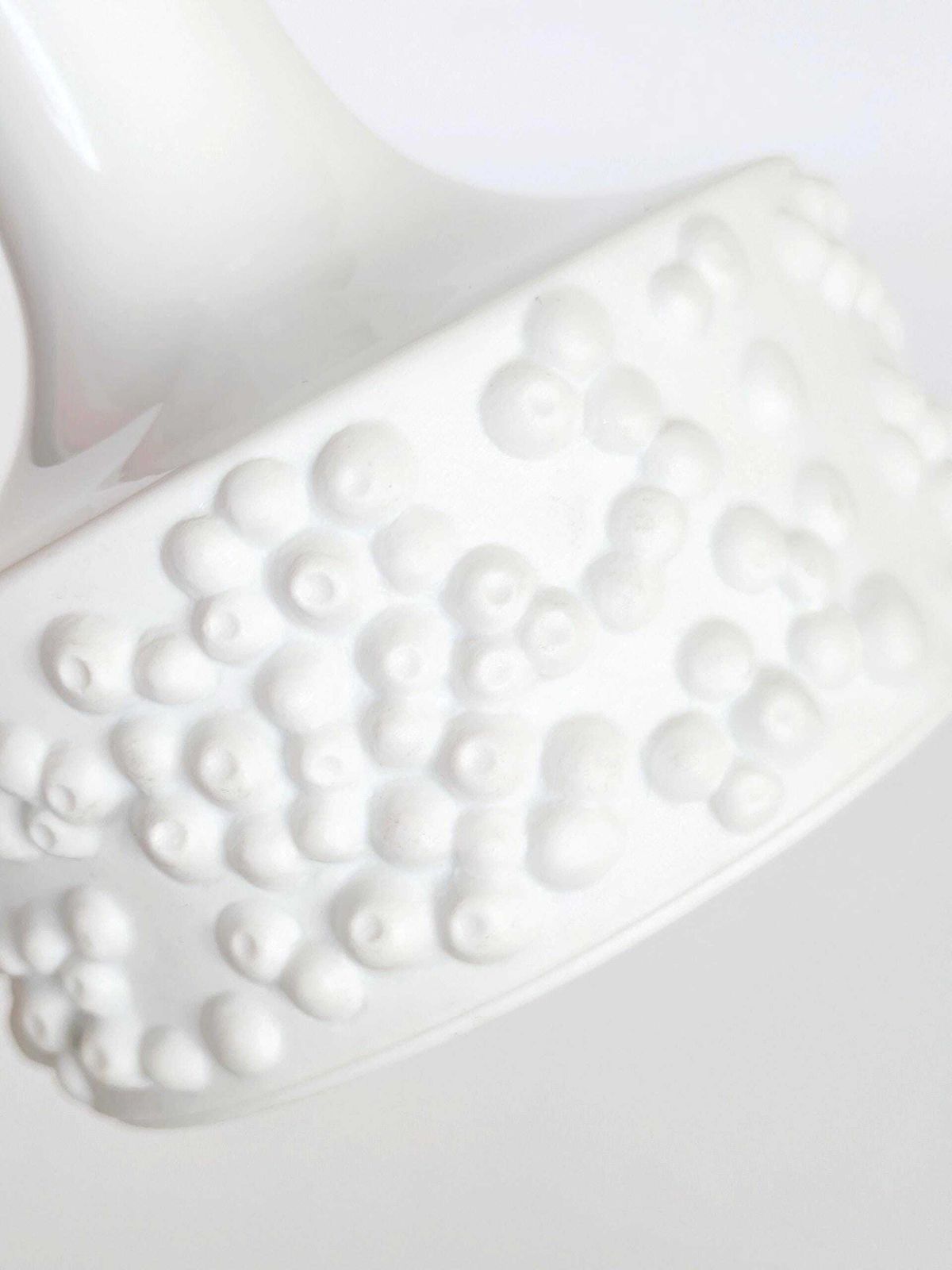Midcentury German Biscuit Porcelain Vase By Konigl. Pr. Teitau, Space Age Bubble Design photo buy