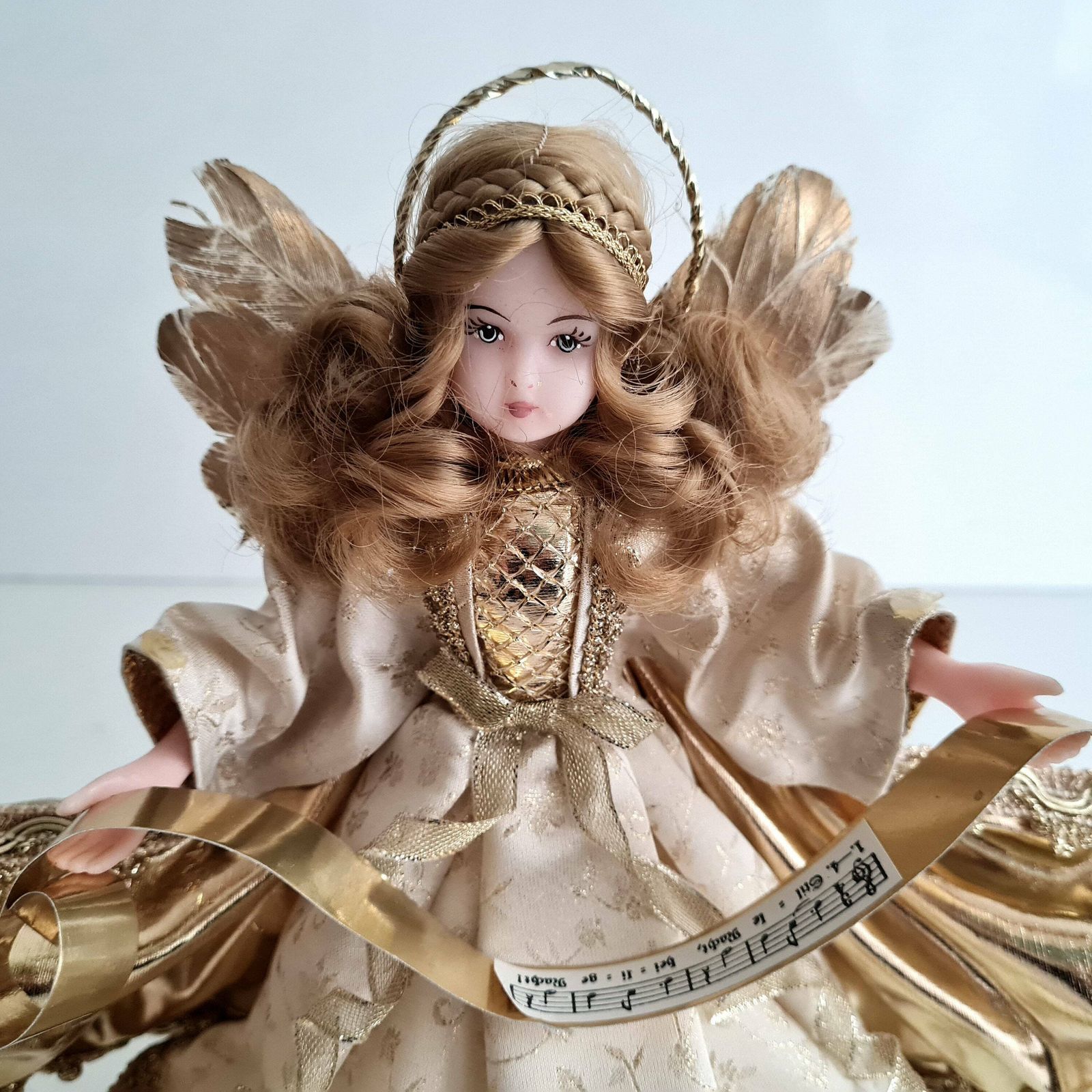 Vintage Wax Angel Tree Topper Germany Drozd Limited Collection 1999 photo Art