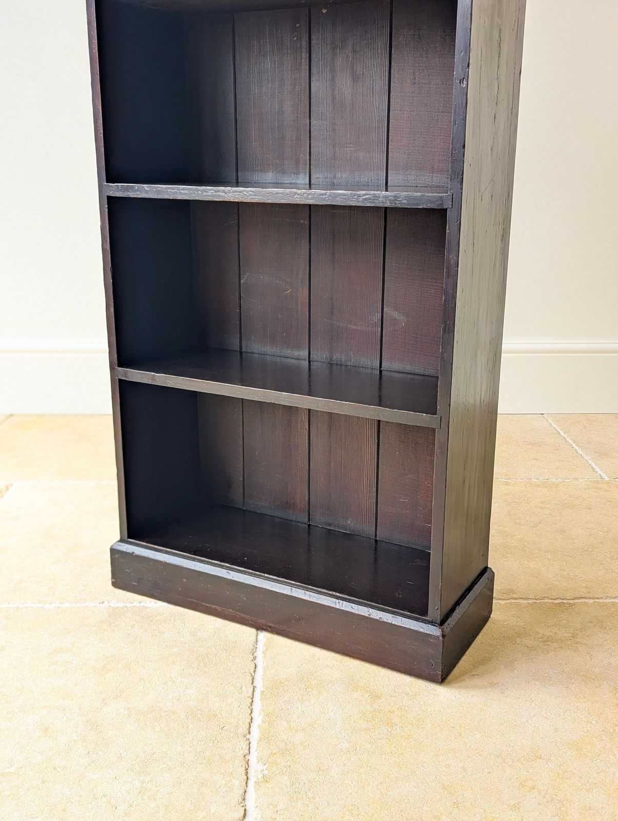 Antique Late Victorian Stained Pine Bookcase C.1890 photo vinterior