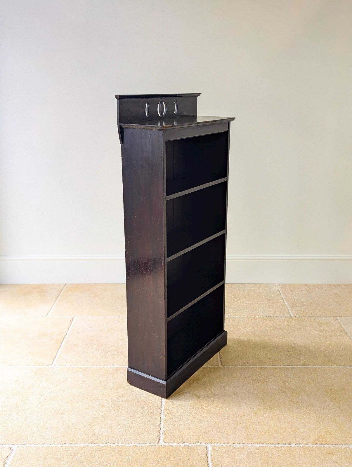 photo furniture Antique Late Victorian Stained Pine Bookcase C.1890
