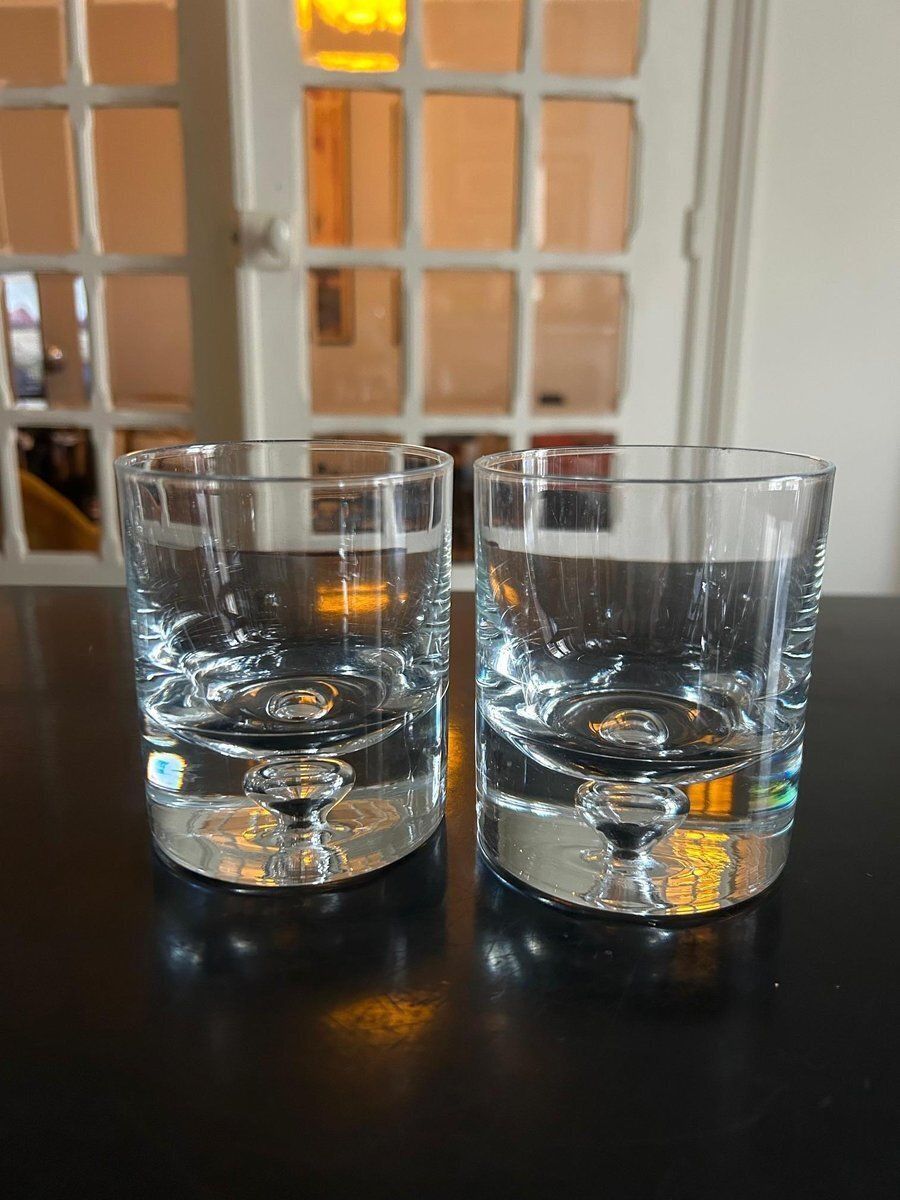 Vintage Scandinavian Crystal Glasses By Tapio Wirkkala, 1970s, Set Of 8 photo furniture