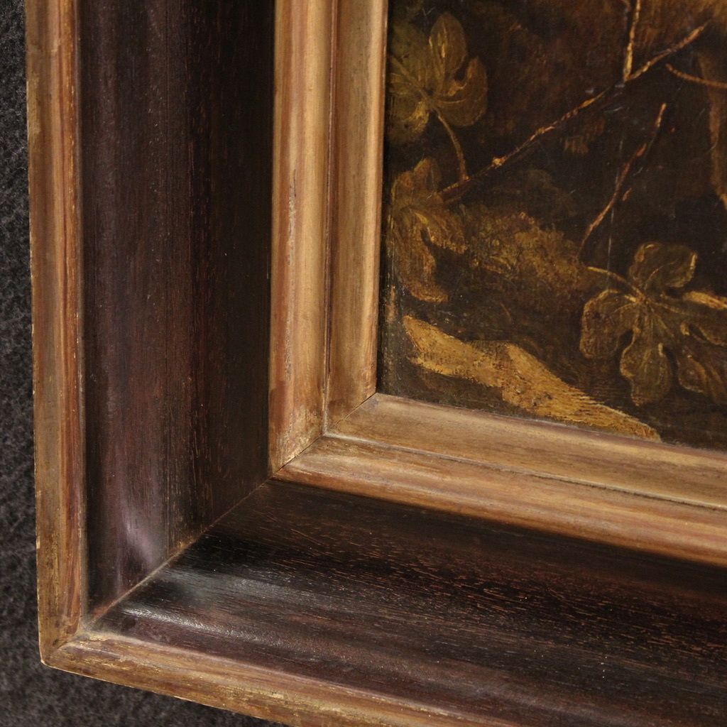 Art Antique French Painting Of St. John The Baptist From The 18th Century photo