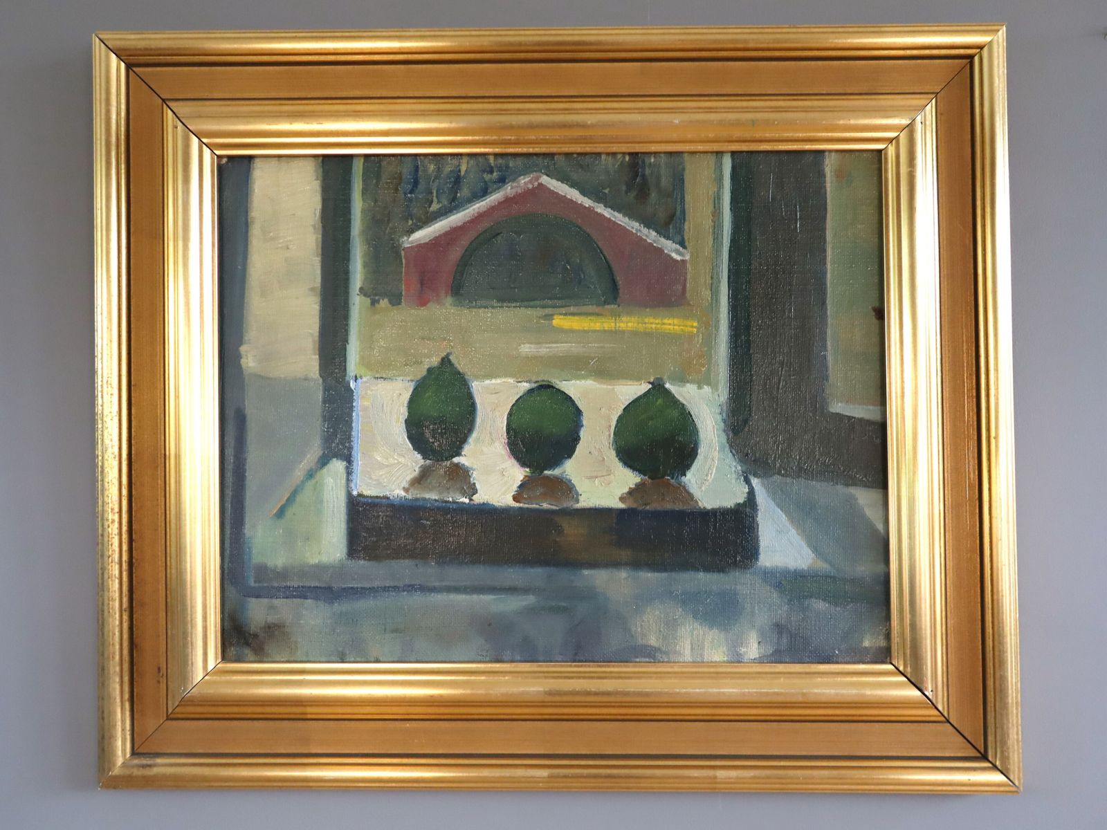 The Figs Oil Painting, Mid 20th Century