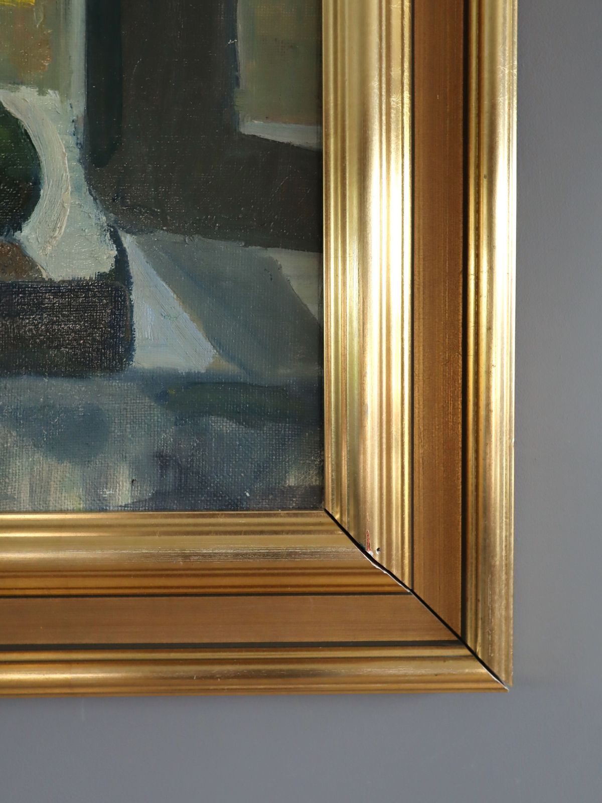 The Figs Oil Painting, Mid 20th Century photo Art